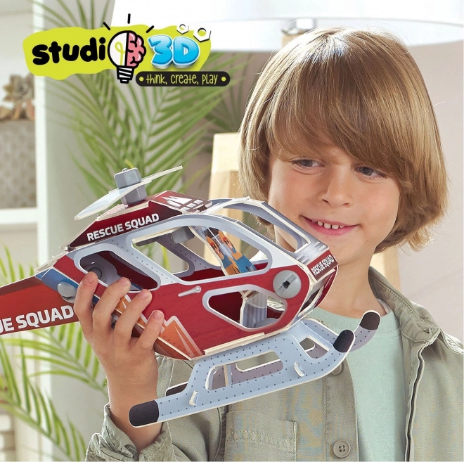 EDUCA Studio 3D-model Reddingshelikopter