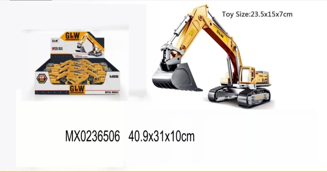 metalen graafmachine model 1:55