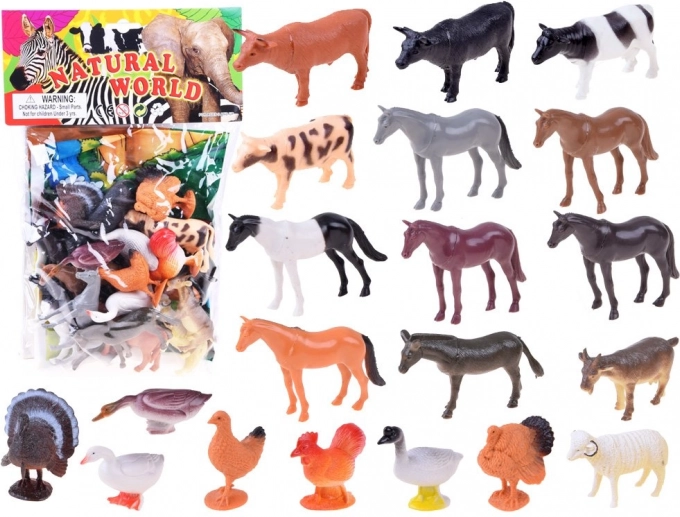 Boerderijdieren – set van 20 figuurtjes