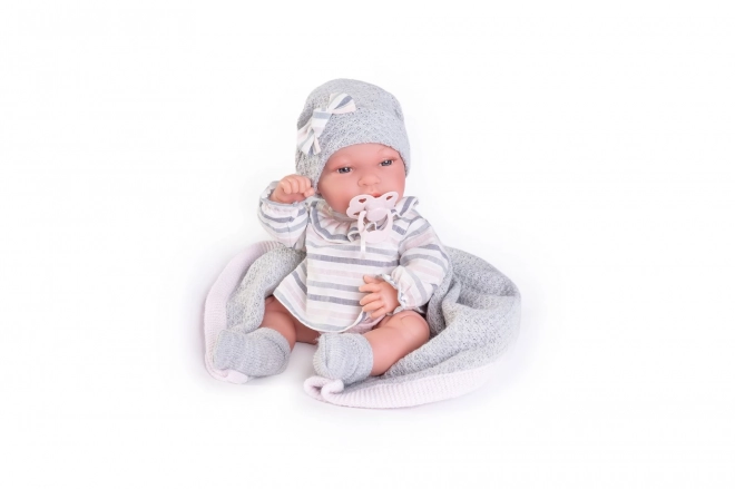 Antonio Juan 60029 TONETA - realistische babypop met volledig vinyl lichaam - 33 cm