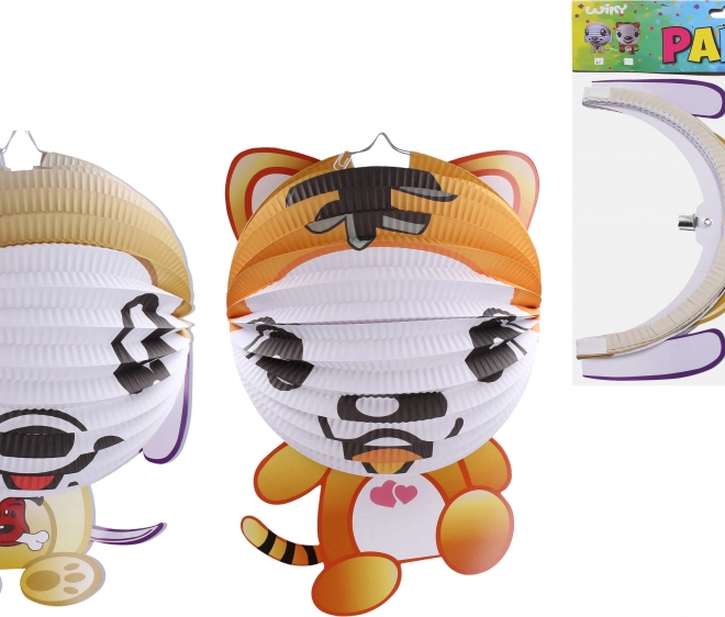 Lampion Bol 25 cm Kat of Hond