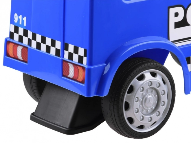 Kinder loopfiets met geluid Mercedes Antos POLITIE blauw