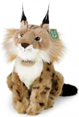 Pluchen zittende lynx 23 cm eco-friendly