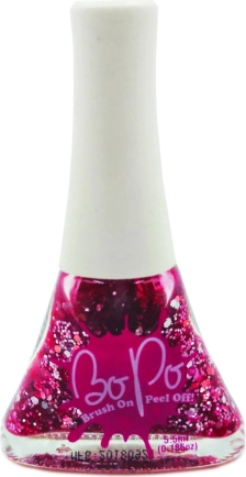 Bo-Po Sparkles roze afpelbare nagellak voor kinderen
