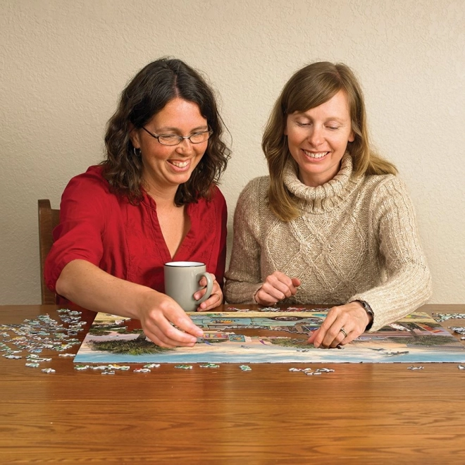 Puzzel Surfhut 1000 stukjes van Cobble Hill