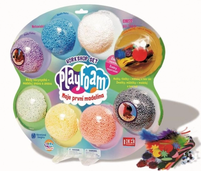 PlayFoam® Modeline/Plastiline kralen met accessoires 7 kleuren
