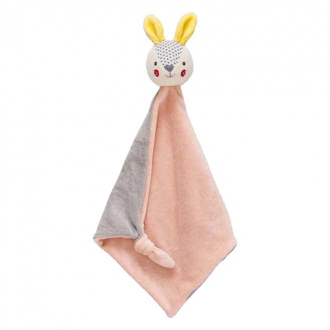 Petit Collage Knuffeldoekje konijn roze
