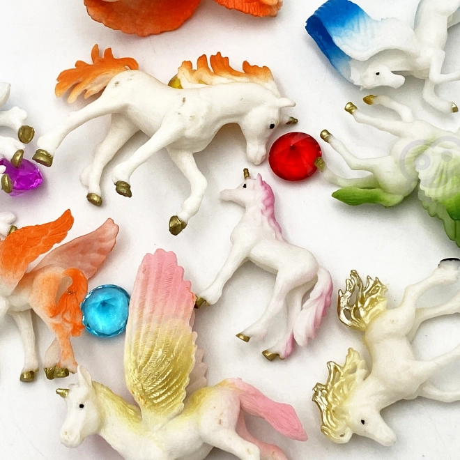Set van eenhoornfiguren