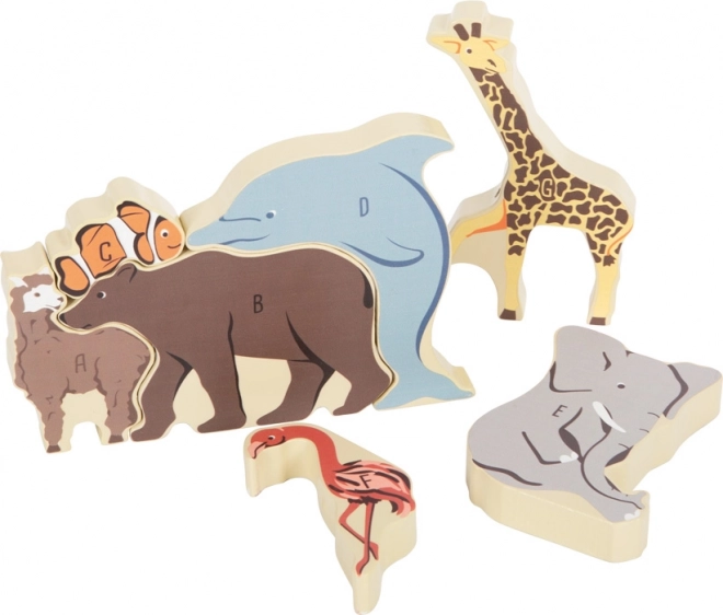 Small Foot Dierenpuzzel letters