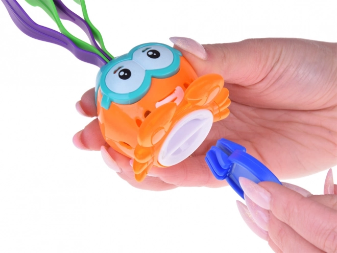 Leuke lichtgevende krab voor duikles