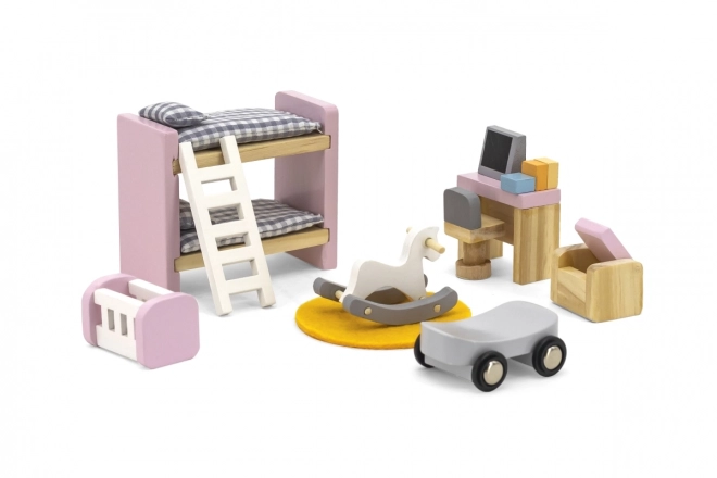 Houten kinderkamer