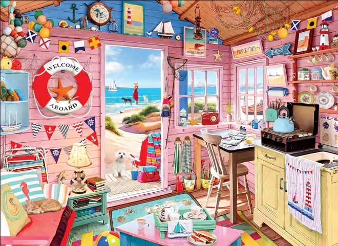 Puzzel Huisje aan Zee 1000 stukjes van Eurographics
