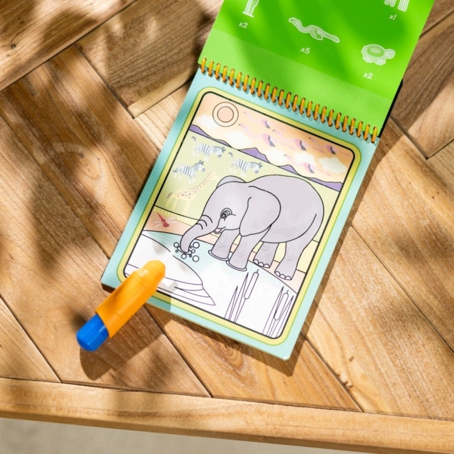 Safari Water Wow Kleurboek voor Kinderen