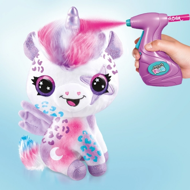 Airbrush-studio – Magische Eenhoorn die in het donker licht