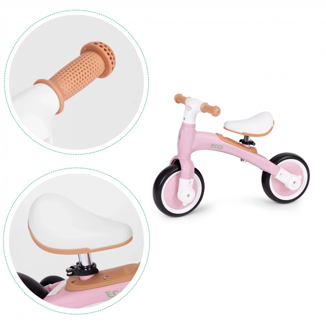 Balansfiets met pedalen - training zijwieltjes 3in1 ECOTOYS