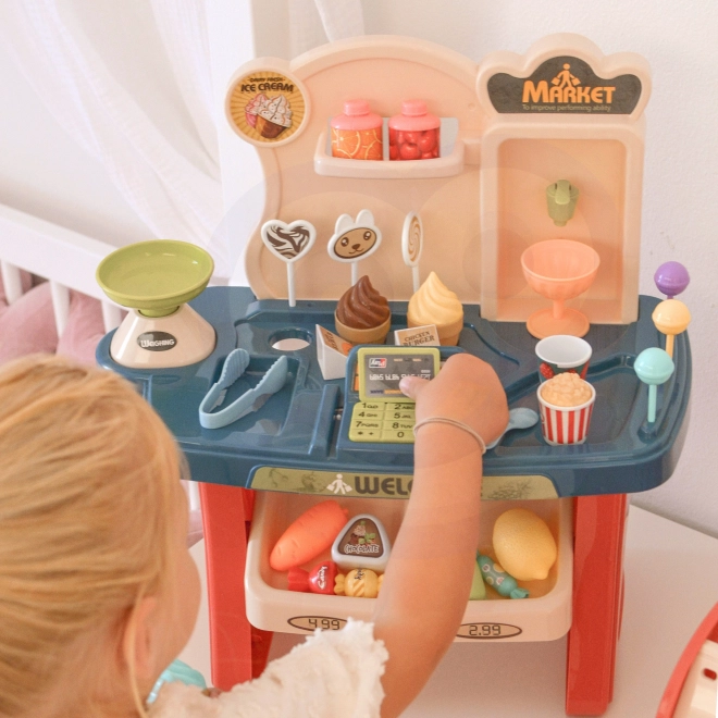 Supermarkt met Winkelwagentje voor Kinderen