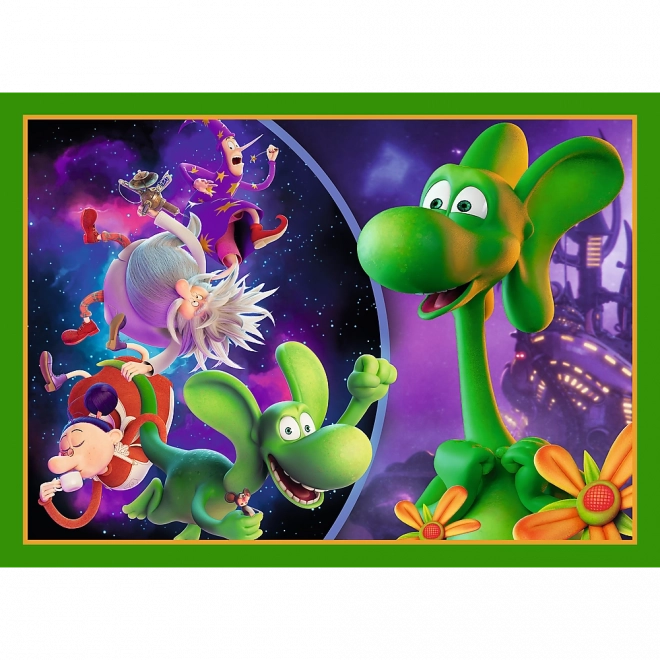 Puzzel 4in1 Wereld van Draka Diplodoka