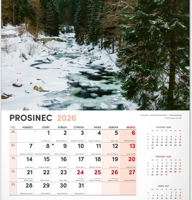 Wandkalender Mijn Vaderland 2026