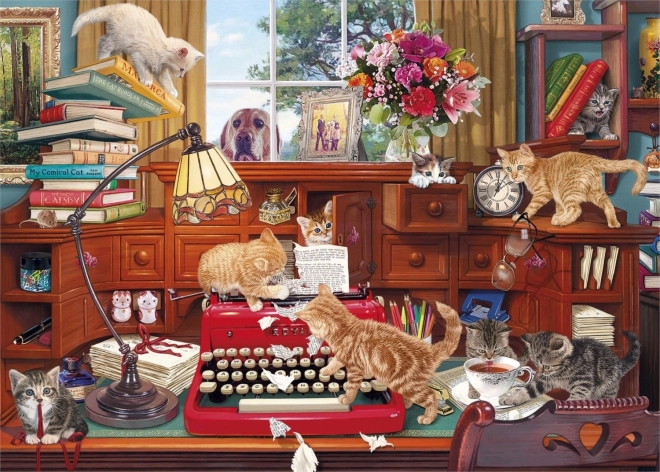 Puzzel Typische pijn van de schrijver 1000 stukjes