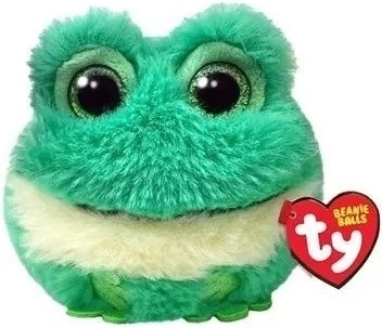 Pluchen figuur TY Beanie Balls kikker