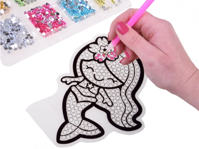 Diamant creatief kraanset zee