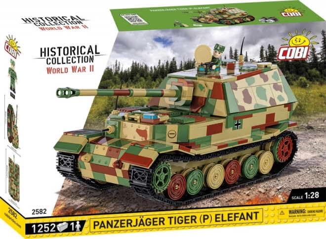 COBI bouwset Panzerjäger Tiger (P) Elefant – historische collectie 1:28