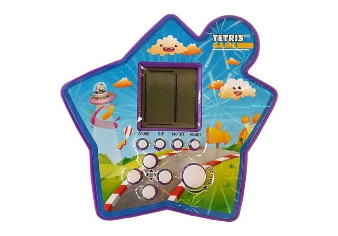 Elektronisch zakspel Tetris ster paars