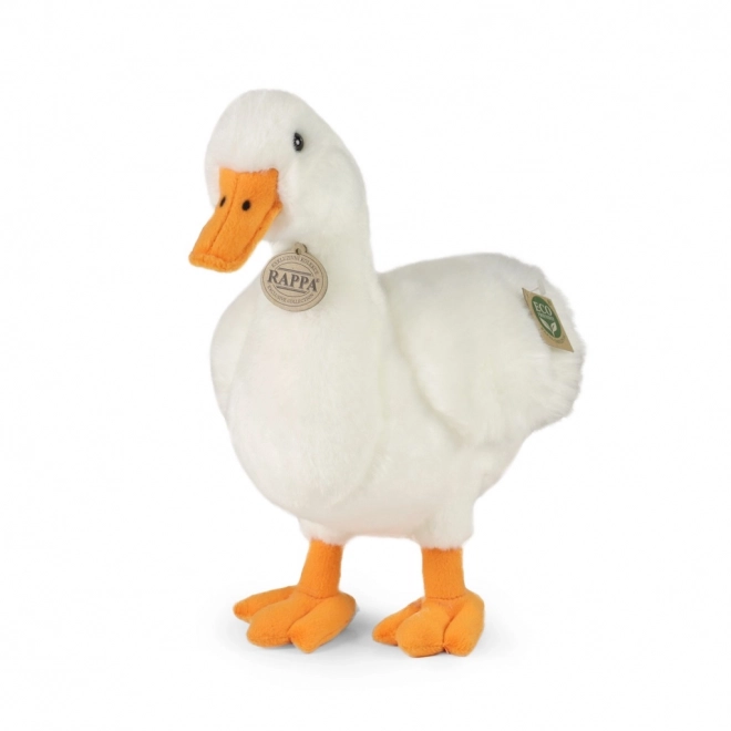 Pluchen eend wit 33 cm Milieuvriendelijk