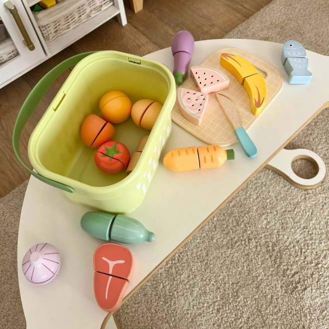 Houten snijset voor voedsel Tooky Toy