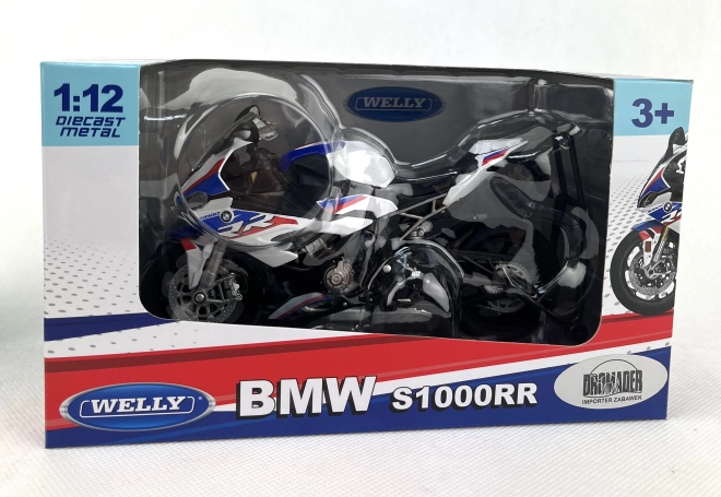 Welly Motorfiets BMW S1000RR 1:12 wit