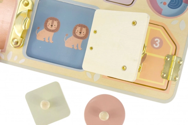 Houten manipulatiebord Tooky Toy