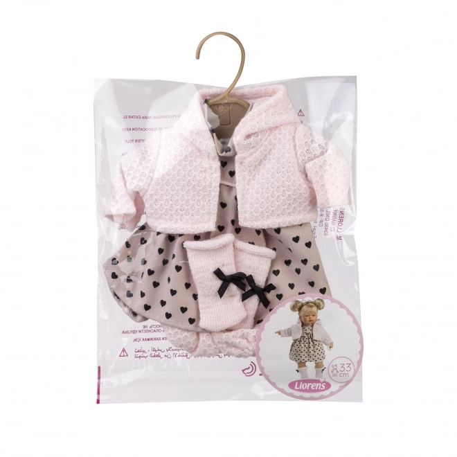 Llorens P33-144 kleding voor een pop van 33 cm