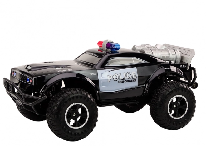 RC op afstand bestuurbare terrein politieauto 1:8