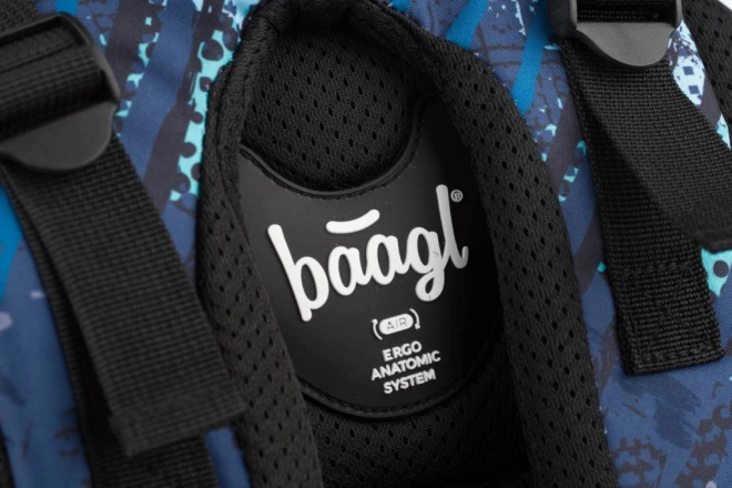 BAAGL SET 3 Skate Strukturen: rugzak, etui, zak