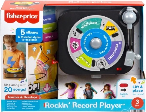 Platenspeler voor de kleintjes FISHER-PRICE – interactief kinder­radio