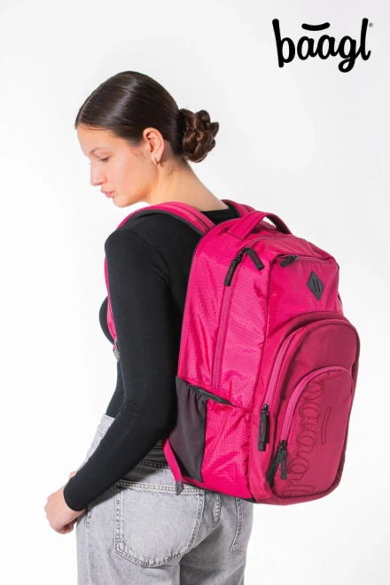 BAAGL 3 SET Coolmate Ruby: rugzak, etui, zak