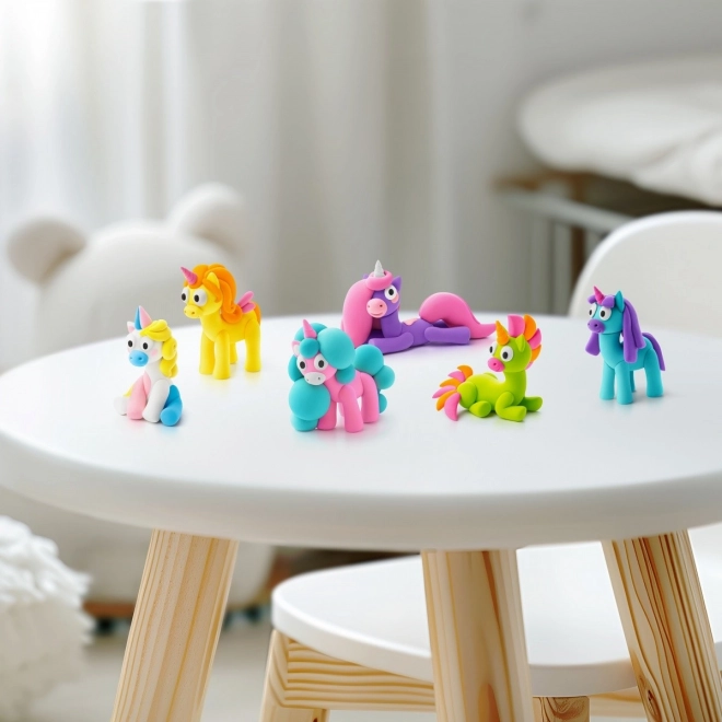 Masa Hey Clay Unicorns 3 verpakkingen, Regenachtig