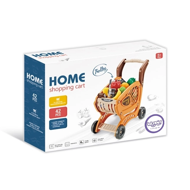 Kinderwinkelwagentje met accessoires van Woopie