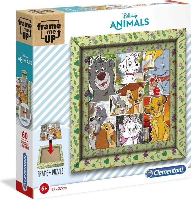 Clementoni puzzel Frame Me Up DISNEY 60 stukjes met lijst