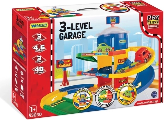3-laagse garage Play Tracks