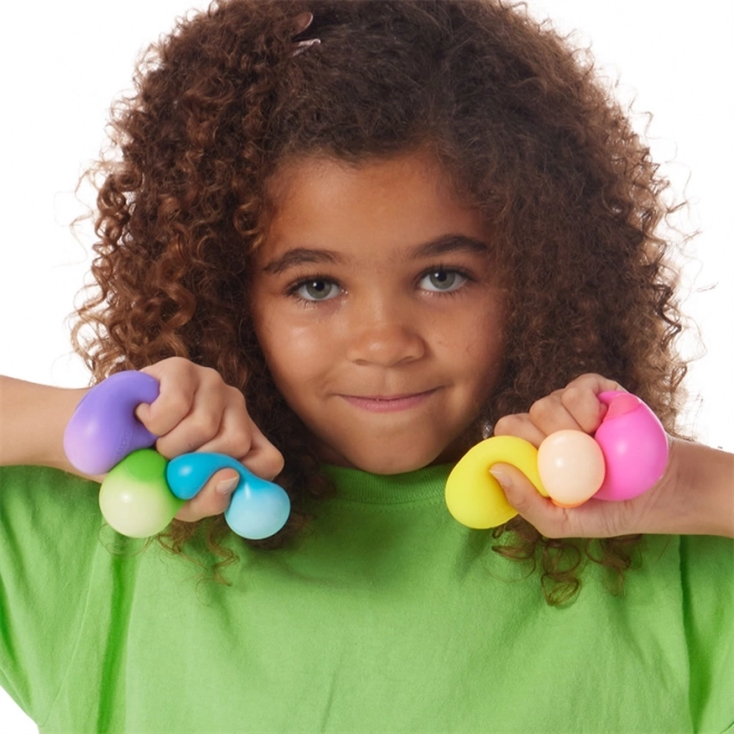Schylling Regenboog knijpballen NeeDoh 6 stuks