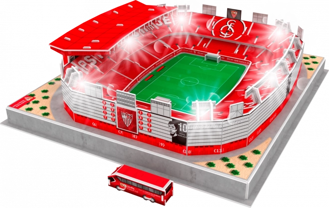 Lichtgevende 3D puzzel stadion Ramón Sánchez-Pizjuán - FC Sevilla