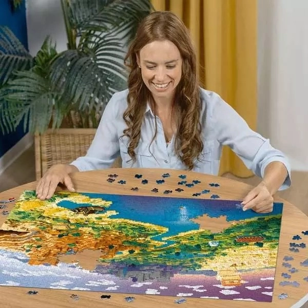 Puzzel 1500 stukjes Minecraft World