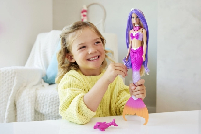 Barbie Sirene die van kleur verandert