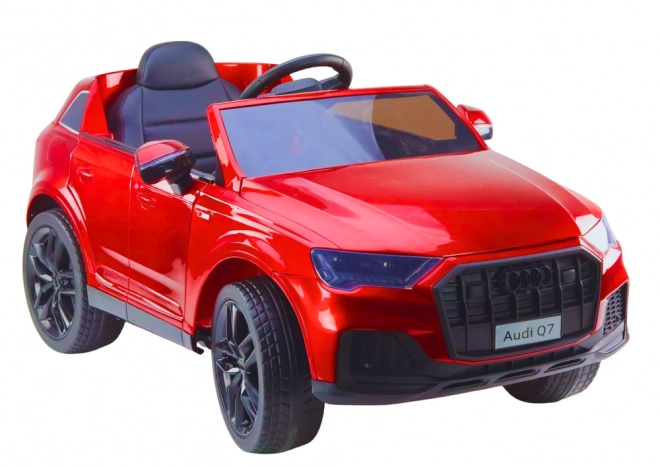Accu-speelgoedauto Audi Q7 rood gelakt