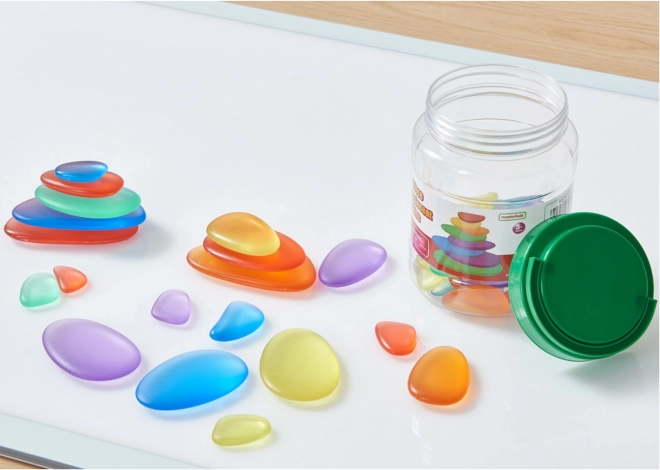 Masterkidz Vierkante LED-lichtpaneel kleurrijk + accessoire set