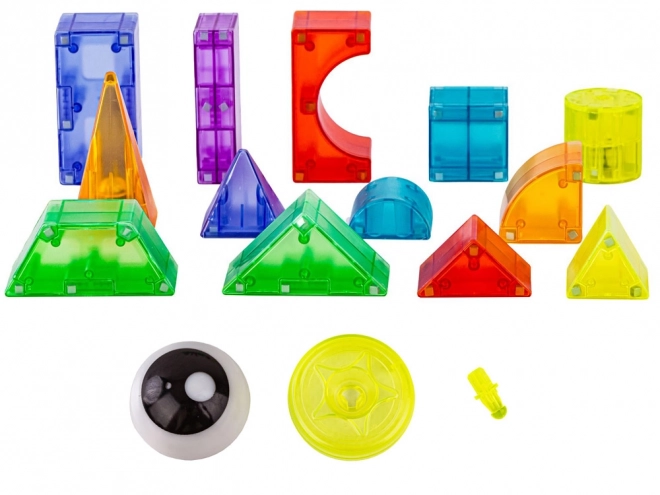 3D magnetische blokken Verlichte magnetische blokken 64 stuks ZA5240