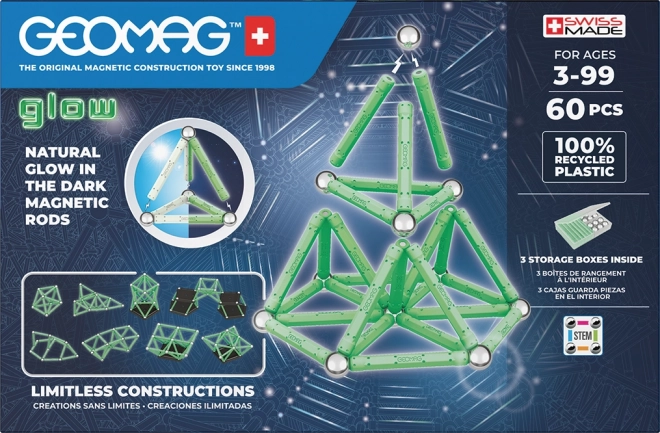 GEOMAG Glow 60 stukken