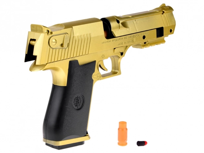Kinderspeelgoedpistool met schuimkogels en demper