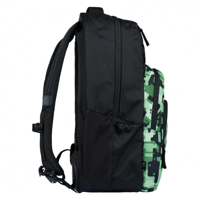 BAAGL 3 SET Coolmate Green: rugzak, etui, zak